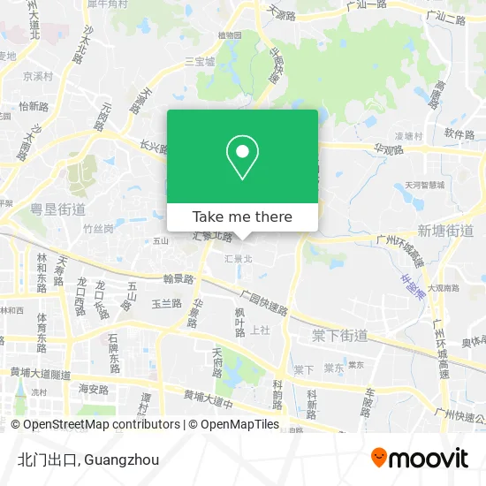 北门出口 map