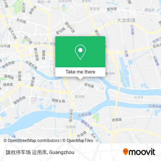陇枕停车场 运用库 map