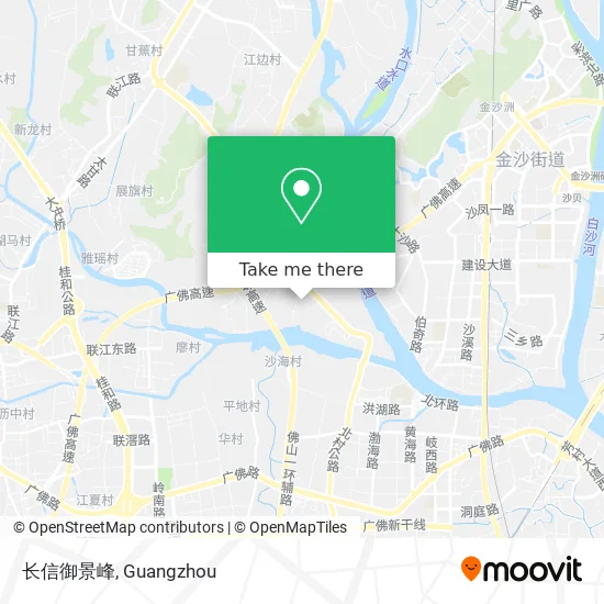 长信御景峰 map