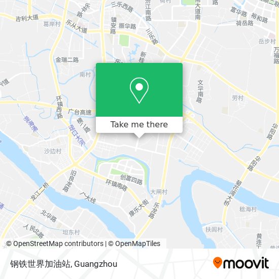 钢铁世界加油站 map