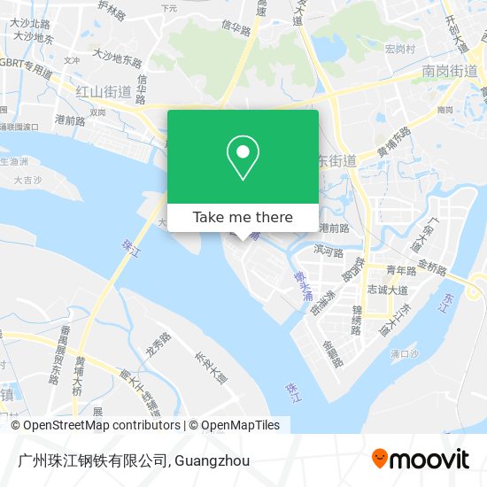 广州珠江钢铁有限公司 map