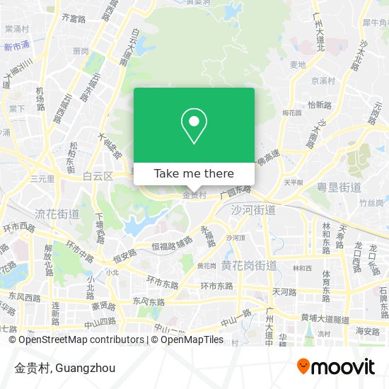 金贵村 map