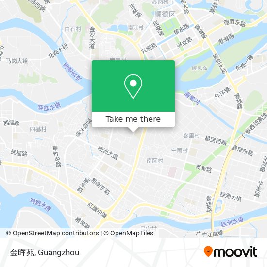 金晖苑 map