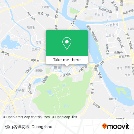 樵山名珠花园 map