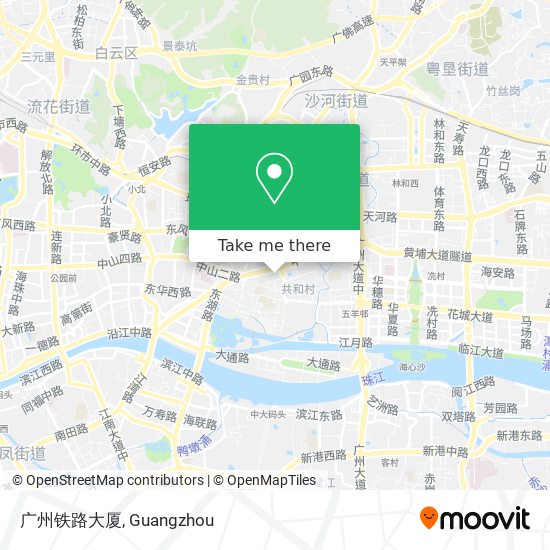 广州铁路大厦 map
