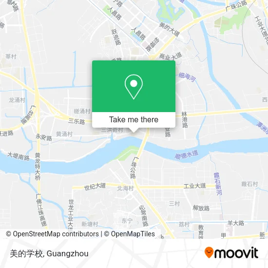 美的学校 map