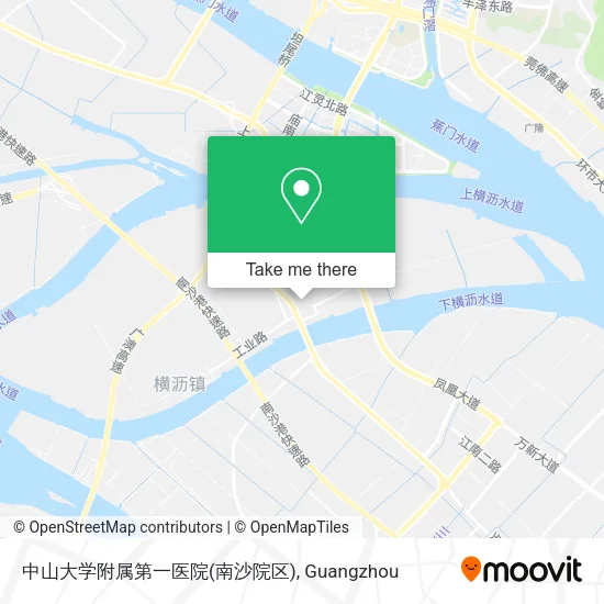 中山大学附属第一医院(南沙院区) map