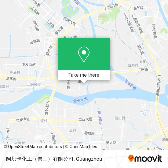 阿塔卡化工（佛山）有限公司 map