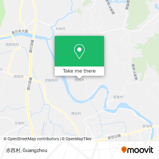 赤西村 map