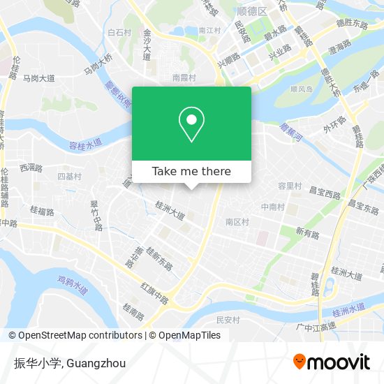 振华小学 map