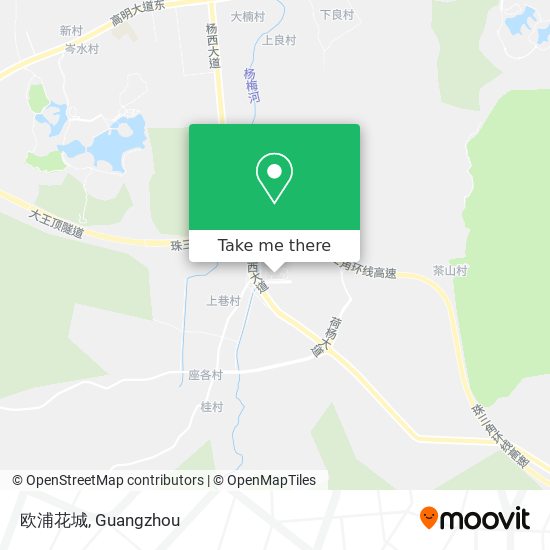 欧浦花城 map