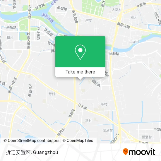 拆迁安置区 map