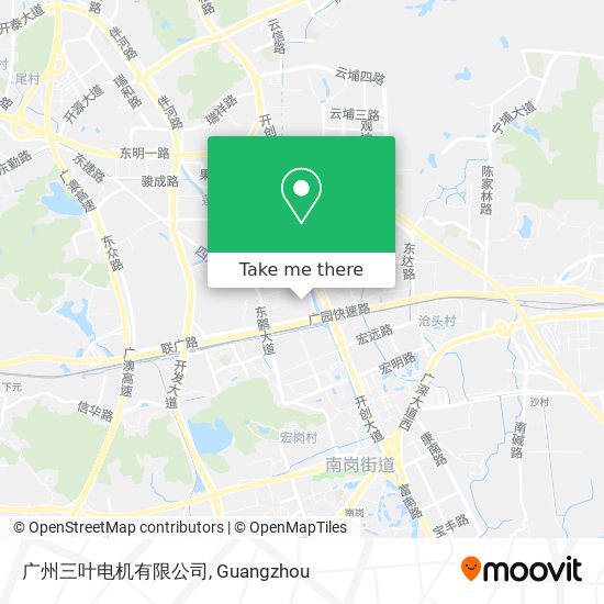 广州三叶电机有限公司 map