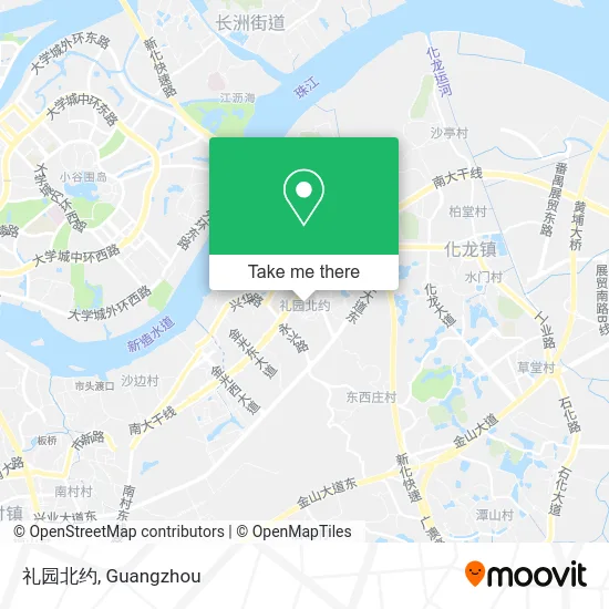 礼园北约 map