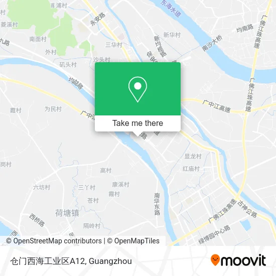 仓门西海工业区A12 map