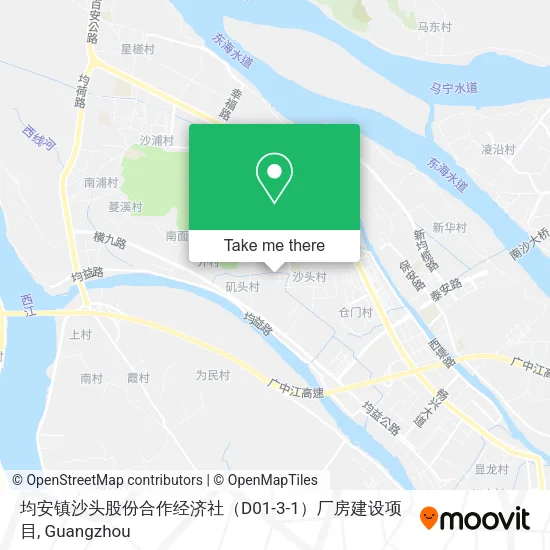 均安镇沙头股份合作经济社（D01-3-1）厂房建设项目 map