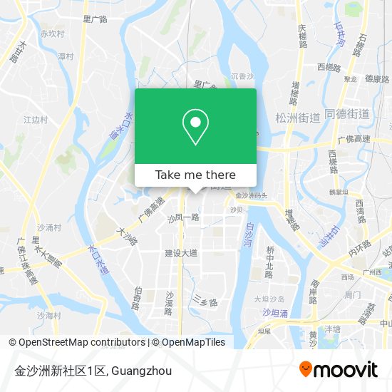 金沙洲新社区1区 map