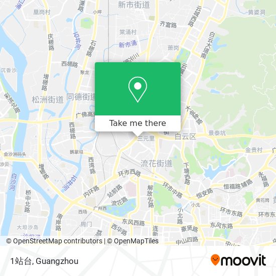 1站台 map