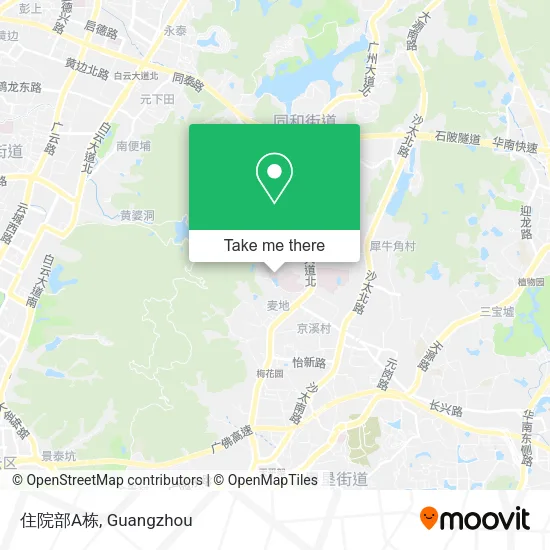 住院部A栋 map