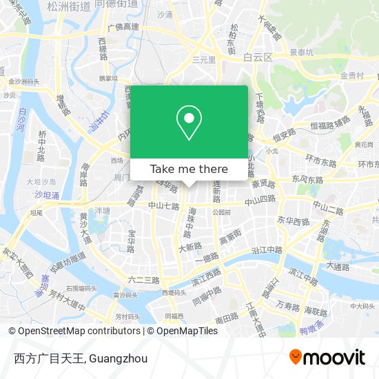 西方广目天王 map