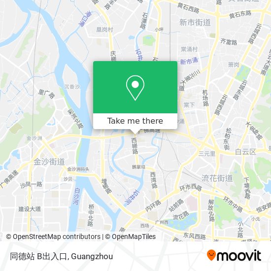 同德站 B出入口 map