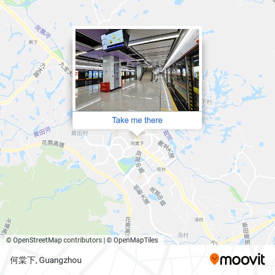 何棠下 map