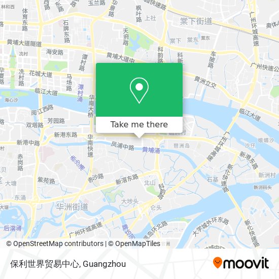保利世界贸易中心 map