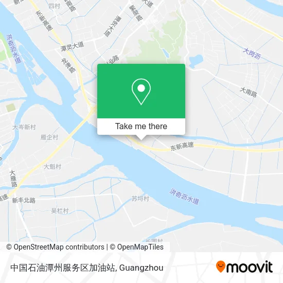 中国石油潭州服务区加油站 map