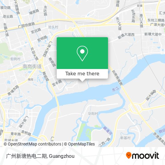 广州新塘热电二期 map