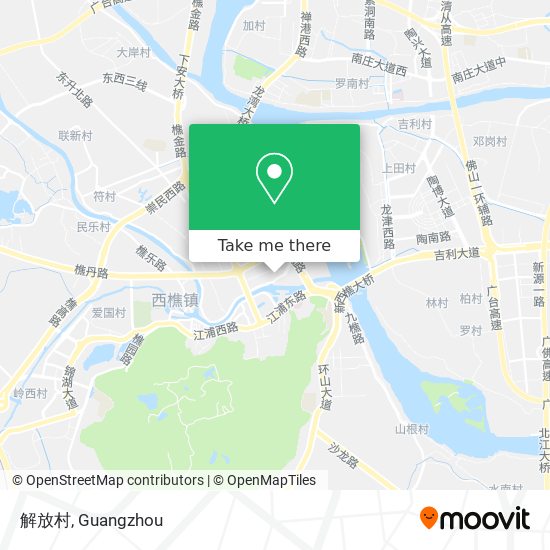 解放村 map