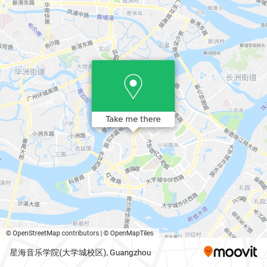 星海音乐学院(大学城校区) map