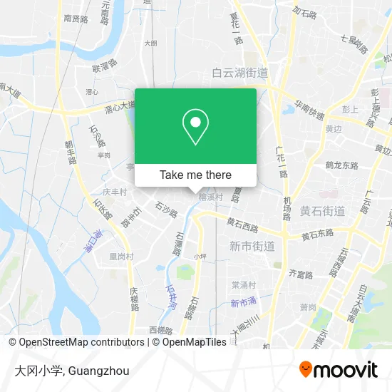 大冈小学 map