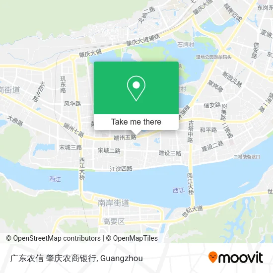 广东农信 肇庆农商银行 map