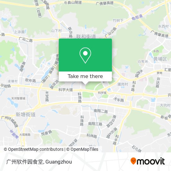 广州软件园食堂 map
