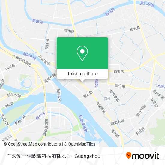 广东俊一明玻璃科技有限公司 map