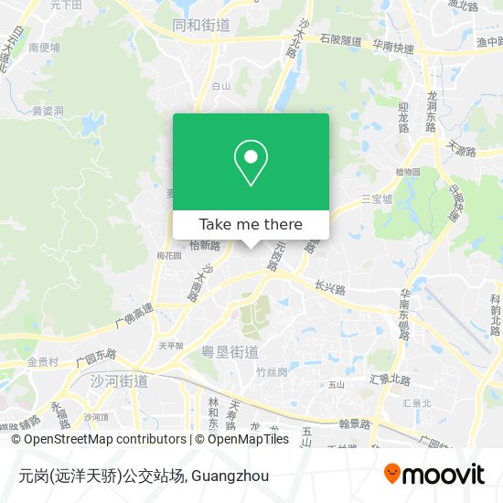 元岗(远洋天骄)公交站场 map