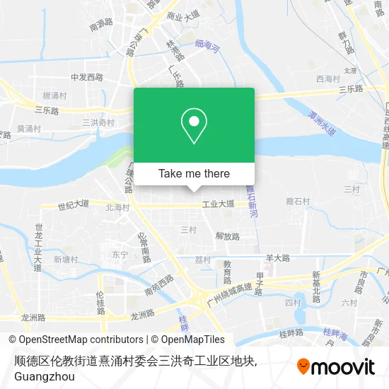 顺德区伦教街道熹涌村委会三洪奇工业区地块 map