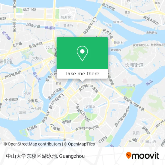 中山大学东校区游泳池 map