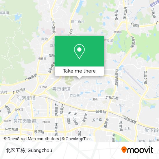 北区五栋 map