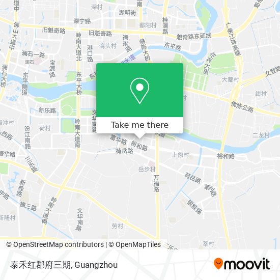 泰禾红郡府三期 map