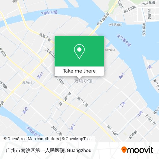 广州市南沙区第一人民医院 map