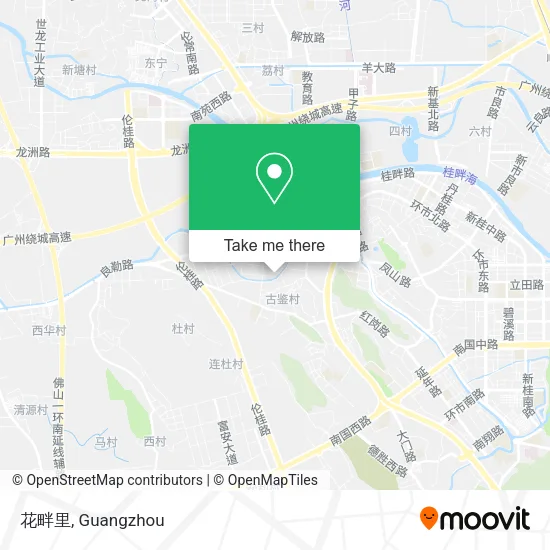 花畔里 map