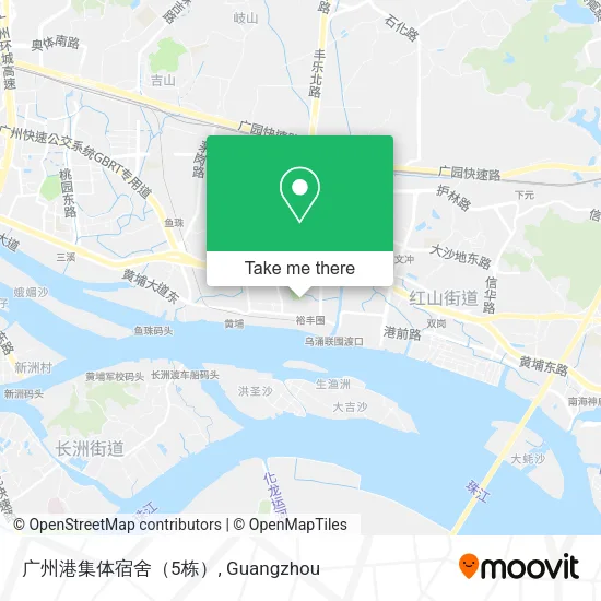 广州港集体宿舍（5栋） map