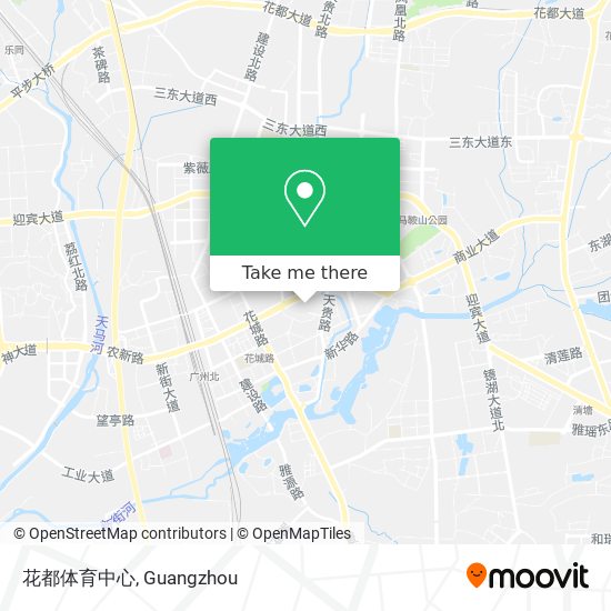 花都体育中心 map