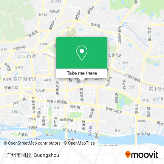 广州市团校 map