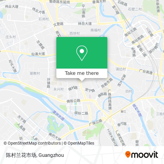 陈村兰花市场 map