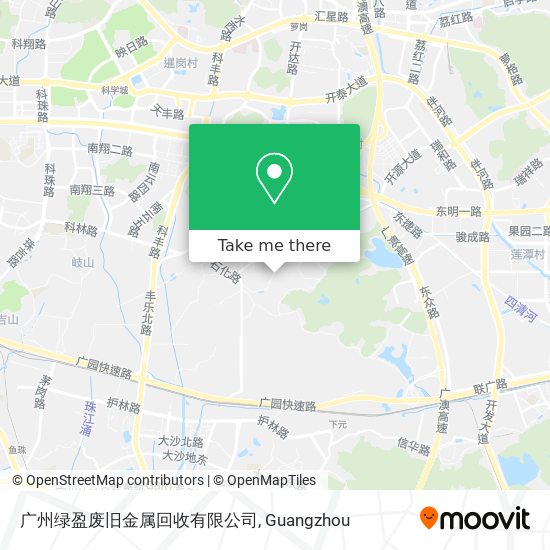 广州绿盈废旧金属回收有限公司 map