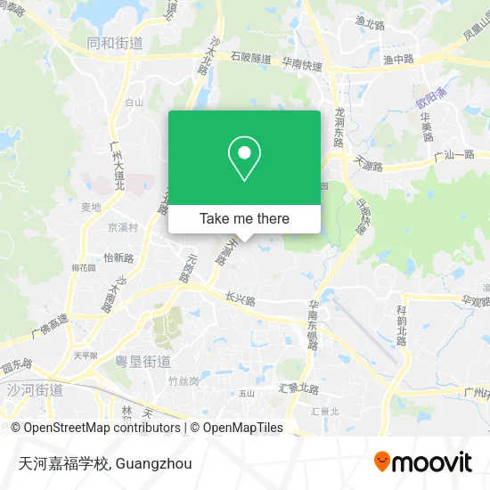 天河嘉福学校 map