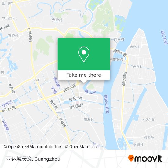 亚运城天逸 map