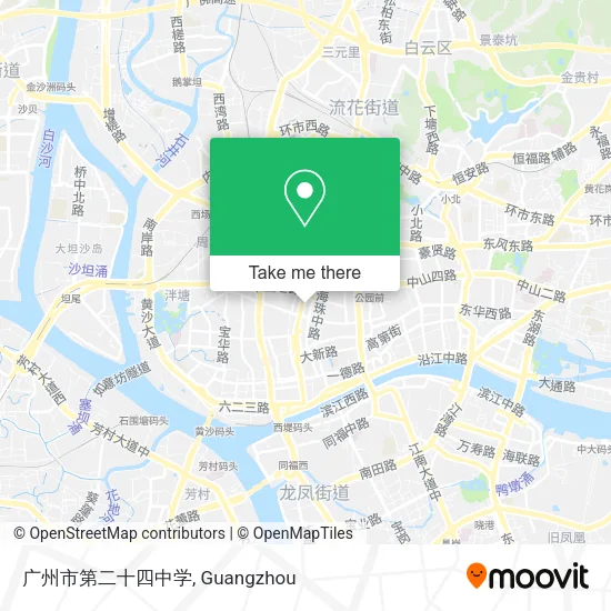 广州市第二十四中学 map
